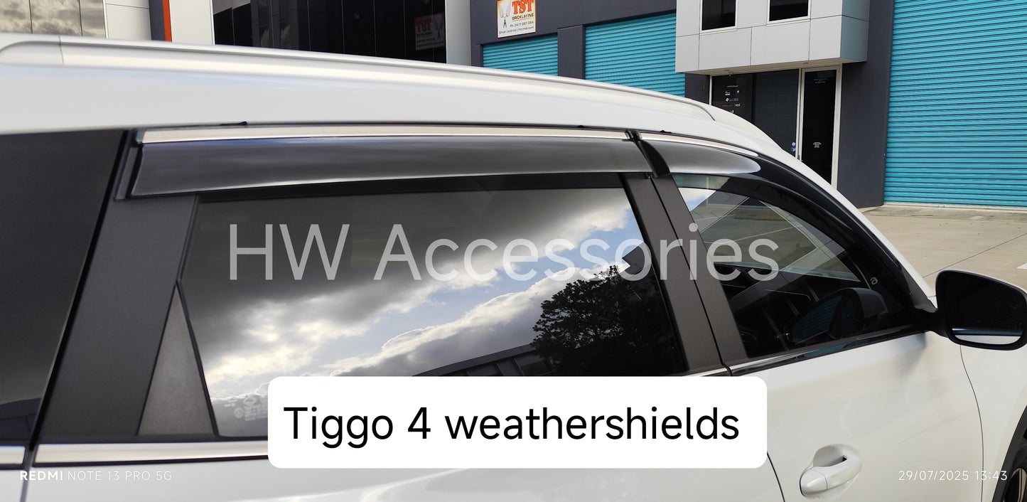 Chery Tiggo 4 Weathershields