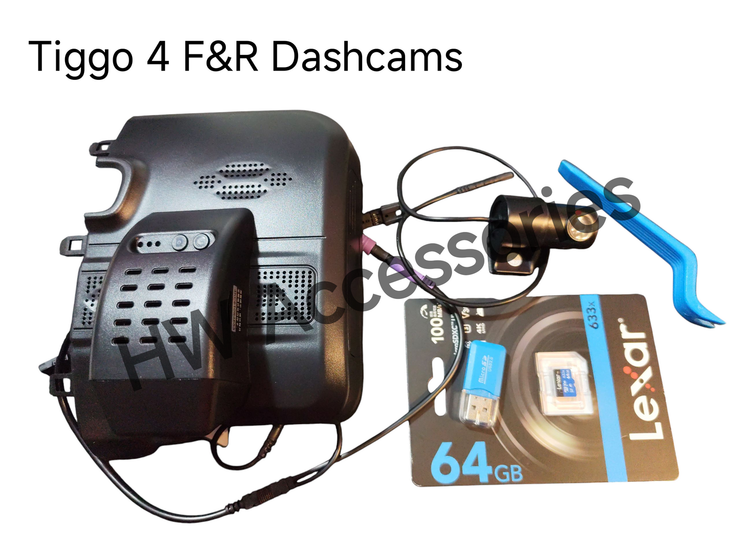Chery Tiggo 4 Front and Rear Dashcams with 64GB SD Card