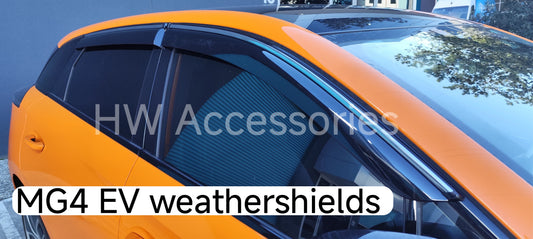 MG4 EV Weathershields