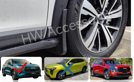 Haval Jolion Mudflaps (2024+ facelift NEW SHAPE models)