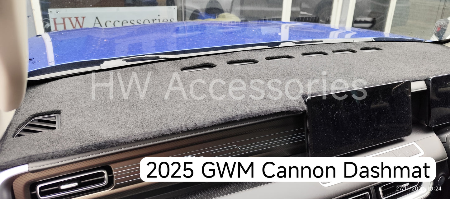 GWM Cannon Carpet Dashmat (NEW 2025 Cannon Facelift)