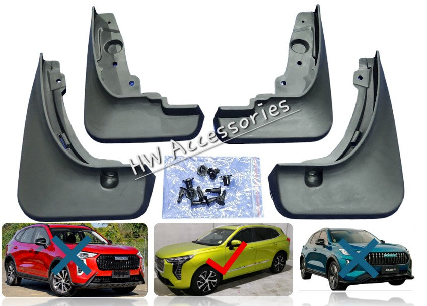 Haval Jolion Mudflaps (excludes 2024 facelift models)