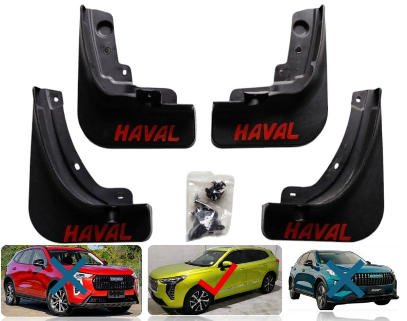 Haval Jolion Mudflaps (excludes 2024 facelift models)