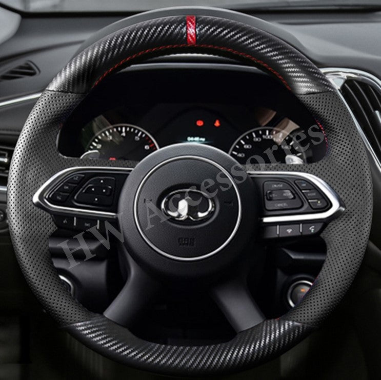 GWM Ute Cannon Steering Wheel Leather Stitched Cover