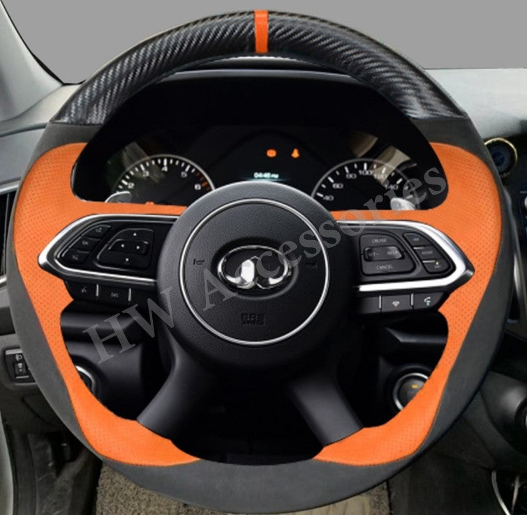 GWM Ute Cannon Steering Wheel Leather Stitched Cover